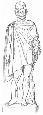 Chlamys (Statue des Phokion, Rom).