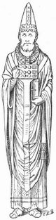 Dalmatika (Figur des 14. Jahrhunderts).