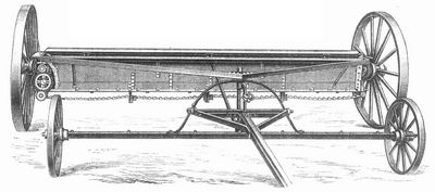 Fig. 3. Westfalia-Düngerstreumaschine. Maschine mit Vorderkarre.