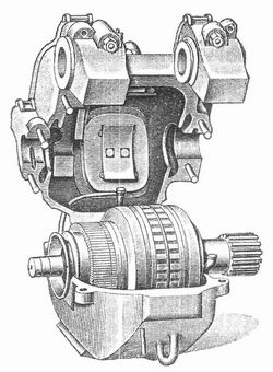 Fig. 1. Elektromotor für Eisenbahnen.