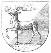 Wappen von Hirschberg in Schlesien.