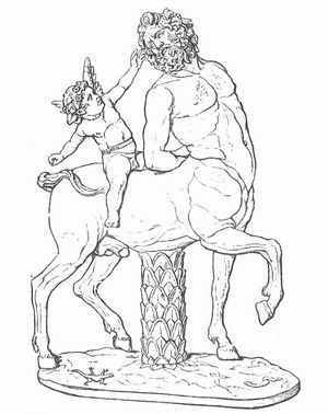 Kentaur und Eros (Paris, Louvre).