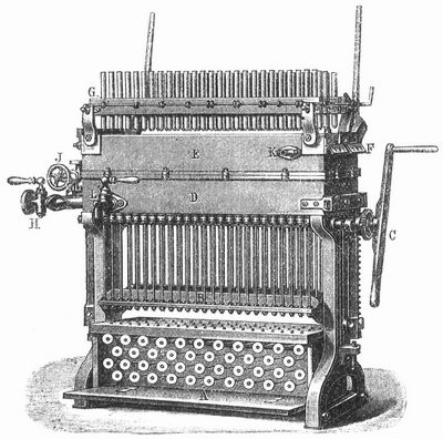 Fig. 2. Kerzengießmaschine.