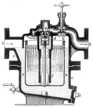 Fig. 3. Kondensationswasserableiter mit offenem Schwimmer.