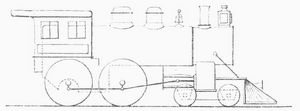 Fig. 5. Amerikanische Personen- und Schnellzuglokomotive.