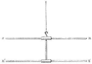 Fig. 3. Astatisches Nadelpaar.