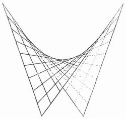 Fig. 3. Hyperbolisches Paraboloid.