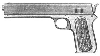 Fig. 4. Colt-Browning-Pistole, Ansicht.
