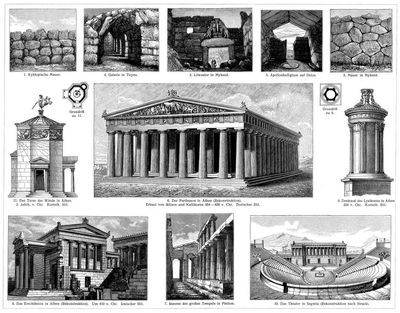 Architektur III. Griechische Baukunst.