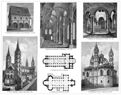 Architektur VIII. Romanische Baukunst (9.–13. Jahrhundert.)