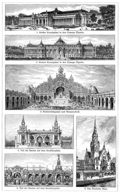 Ausstellungsbauten IV. (Weltausstellung in Paris 1900.)