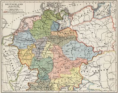 Geschichtskarte von Deutschland I.