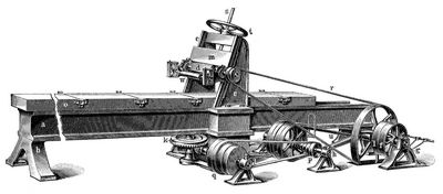 8. Holzhobelmaschine (Langhobelmaschine).