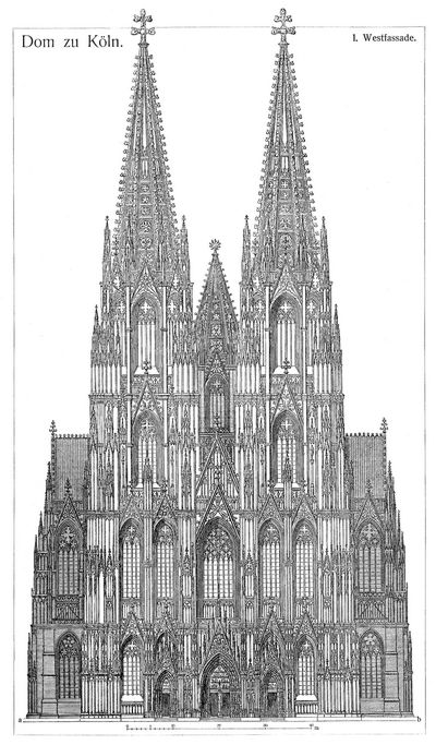Dom zu Köln I. Westfassade.