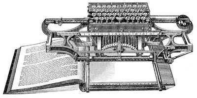 6. Fisher Record Typewriter. Buchschreibmaschine.