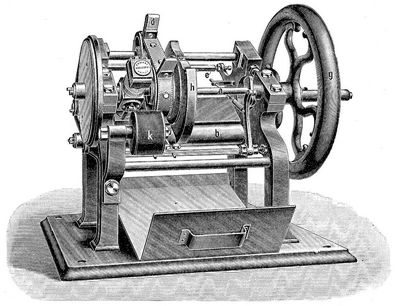 1. Stempelmaschine von Haller u. Löffelhardt.